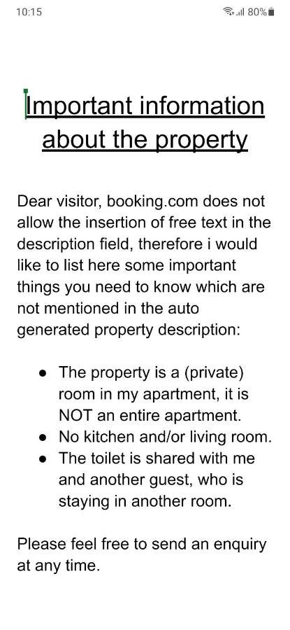 Nicole, Not For Parties, Not A Hotel, Room With Shared Bathroom, No Kitchen Amsterdam Ngoại thất bức ảnh